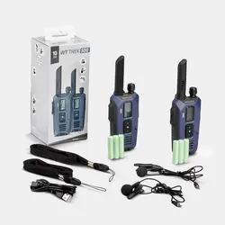 واکی تاکی - بی سیم شارژی فورکلاز دکتلون Deacthlon Forclaz USB Rechargeable Walkie Talkie - 10 Km - WT TREK 500 - خرید آنلاین لوازم و تجهیزات کمپینگ و کوهنوردی