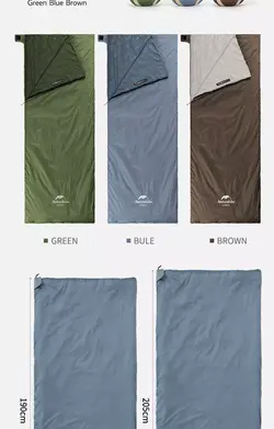 کیسه خواب نیچرهایک Naturehike LW180 XL - خرید آنلاین لوازم و تجهیزات کمپینگ و کوهنوردی