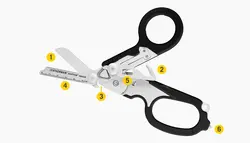 قیچی نجات 6 کاره لدرمن رپتور Leatherman RAPTOR RESCUE Multi-Tools - خرید آنلاین لوازم و تجهیزات کمپینگ و کوهنوردی