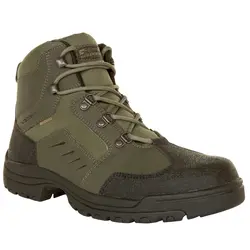 پوتین - کفش ضدآب شکار سولوگناک Solognac Men's Waterproof Boots - Hunting &amp; Hiking - Green - Crosshunt 100 - خرید آنلاین لوازم و تجهیزات کمپینگ و کوهنوردی