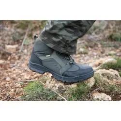 پوتین - کفش ضدآب شکار سولوگناک Solognac Men's Waterproof Boots - Hunting & Hiking - Green - Crosshunt 100 - خرید آنلاین لوازم و تجهیزات کمپینگ و کوهنوردی