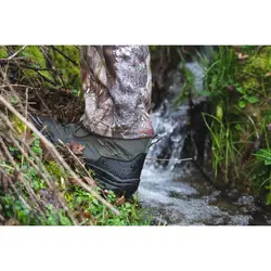 پوتین - کفش ضدآب شکار سولوگناک Solognac Men's Waterproof Boots - Hunting & Hiking - Green - Crosshunt 100 - خرید آنلاین لوازم و تجهیزات کمپینگ و کوهنوردی