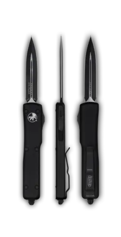 چاقو تاکتیکال اتومات مایکروتک او تی اف (high copy) Microtech Tactical UTX-70 Dagger OTF Auto Knife, Black Blade - خرید آنلاین لوازم و تجهیزات کمپینگ و کوهنوردی