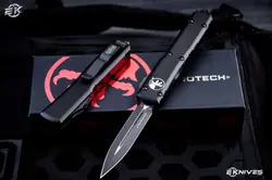چاقو تاکتیکال اتومات مایکروتک او تی اف (high copy) Microtech Tactical UTX-70 Dagger OTF Auto Knife, Black Blade - خرید آنلاین لوازم و تجهیزات کمپینگ و کوهنوردی