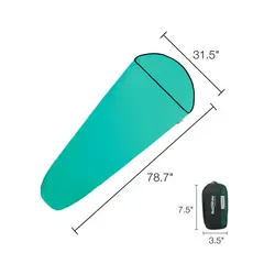 لاینر کیسه خواب مومیایی سوپر الاستیک نیچرهایک Naturehike Super Elastic Mummy Sleeping Bag liner - خرید آنلاین لوازم و تجهیزات کمپینگ و کوهنوردی