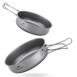 ماهیتابه تیتانیومی نیچرهایک بوشکرفت Naturehike Titanium picnic pan - خرید آنلاین لوازم و تجهیزات کمپینگ و کوهنوردی