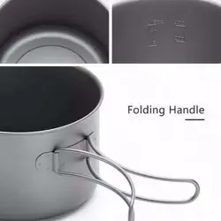 ماهیتابه تیتانیومی نیچرهایک بوشکرفت Naturehike Titanium picnic pan - خرید آنلاین لوازم و تجهیزات کمپینگ و کوهنوردی