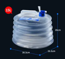 ظرف آب مسافرتی تاشو نیچرهایک Naturehike collapsible water container for travel and picnic - خرید آنلاین لوازم و تجهیزات کمپینگ و کوهنوردی