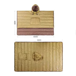 کیسه خواب پانچویی نیچرهایک Naturehike sleeping bag hoodie poncho - خرید آنلاین لوازم و تجهیزات کمپینگ و کوهنوردی