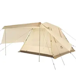 چادر کمپینگ 4 نفره پلاس چهار فصل انگو نیچرهایک Naturehike 4 seasons outdoor camping picnic UPF50+ Ango 4 man automatic tent - خرید آنلاین لوازم و تجهیزات کمپینگ و کوهنوردی