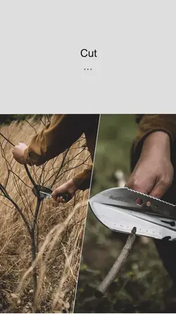 بیلچه چند منظوره استیل نیچرهایک Naturehike Multi-Purpose Hand Shovel - خرید آنلاین لوازم و تجهیزات کمپینگ و کوهنوردی