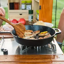 ماهیتابه چدنی نیچرهایک Naturehike Frying pan cast iron pot - خرید آنلاین لوازم و تجهیزات کمپینگ و کوهنوردی