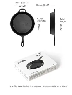 ماهیتابه چدنی نیچرهایک Naturehike Frying pan cast iron pot - خرید آنلاین لوازم و تجهیزات کمپینگ و کوهنوردی