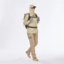 کوله پشتی ضد شن تهویه دار فورکلاز 30 لیتر Forclaz Desert Trekking Ventilated Sandproof Backpack - 30L - Desert 900 - خرید آنلاین لوازم و تجهیزات کمپینگ و کوهنوردی