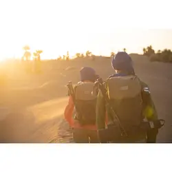 کوله پشتی ضد شن تهویه دار فورکلاز 30 لیتر Forclaz Desert Trekking Ventilated Sandproof Backpack - 30L - Desert 900 - خرید آنلاین لوازم و تجهیزات کمپینگ و کوهنوردی