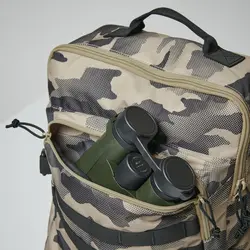 کوله پشتی سولوگناک 20 لیتری شکار Solognac Backpack - 20L - Hunting and Nature Watching - Camouflage Pattern / Beige - 100 - خرید آنلاین لوازم و تجهیزات کمپینگ و کوهنوردی