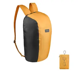 کوله حمل 10 لیتری فورکلاز دکتلون Forclaz Compact Backpack - 10 Liter - Yellow - Travel - خرید آنلاین لوازم و تجهیزات کمپینگ و کوهنوردی