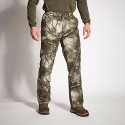 شلوار شکار سولوگناک طرح استتار Solognac Men's Outdoor Trousers - Hunting and Nature Observation - Camouflage Pattern - 100 - خرید آنلاین لوازم و تجهیزات کمپینگ و کوهنوردی