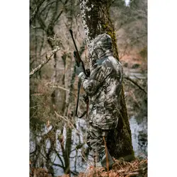 شلوار شکار سولوگناک طرح استتار Solognac Men's Waterproof Outdoor Trousers - Hunting and Nature Watching - Treemetic 500 - خرید آنلاین لوازم و تجهیزات کمپینگ و کوهنوردی