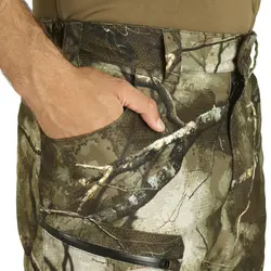 شلوار شکار سولوگناک طرح استتار Solognac Men's Waterproof Outdoor Trousers - Hunting and Nature Watching - Treemetic 500 - خرید آنلاین لوازم و تجهیزات کمپینگ و کوهنوردی