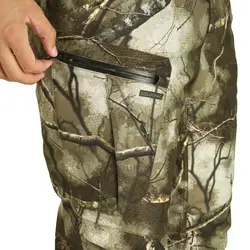 شلوار شکار سولوگناک طرح استتار Solognac Men's Waterproof Outdoor Trousers - Hunting and Nature Watching - Treemetic 500 - خرید آنلاین لوازم و تجهیزات کمپینگ و کوهنوردی