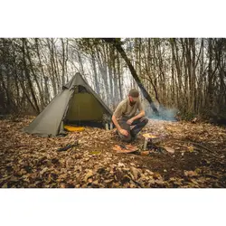 چادر بوشکرفت سولوگناک Solognsc Bushcraft / Bivak Waterproof Tent Canopy - Hunting And Nature Observing - Khaki - 2 Persons - خرید آنلاین لوازم و تجهیزات کمپینگ و کوهنوردی