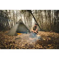 ساج / صفحه گریل بوشکرفت سولوگناک استنلس Solognac Bushcraft Stainless Steel Gril - Hunting And Nature Observing - 30 CM - خرید آنلاین لوازم و تجهیزات کمپینگ و کوهنوردی