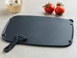 ست تخته آشپزی و پوست کن اینگلیش هوم Englishhome Cutting Set Plastic Cutting Board with Peeler 37x26 Cm Anthracite - خرید آنلاین لوازم و تجهیزات کمپینگ و کوهنوردی