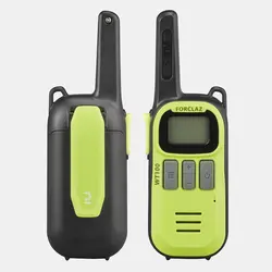 واکی تاکی - بی سیم شارژی فورکلاز دکتلون Forclaz USB Rechargeable Walkie Talkie Walkie Talkie - 5 km - WT100 - خرید آنلاین لوازم و تجهیزات کمپینگ و کوهنوردی