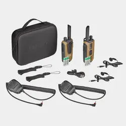 واکی تاکی - بی سیم شارژی فورکلاز دکتلون Forclaz USB Rechargeable Walkie Talkie - 10 KM - WT900 WP - خرید آنلاین لوازم و تجهیزات کمپینگ و کوهنوردی