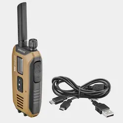 واکی تاکی - بی سیم شارژی فورکلاز دکتلون Forclaz USB Rechargeable Walkie Talkie - 10 KM - WT900 WP - خرید آنلاین لوازم و تجهیزات کمپینگ و کوهنوردی