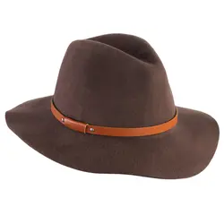 کلاه فدورا زنانه سولوگناک Solognac Women's Fedora - Hunting and Nature Watching - Brown - 500 - خرید آنلاین لوازم و تجهیزات کمپینگ و کوهنوردی