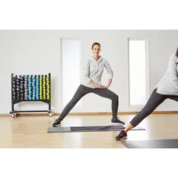 حوله ورزشی دمیوس دکتلون Domyos Fitness Towel - Black - خرید آنلاین لوازم و تجهیزات کمپینگ و کوهنوردی