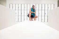 حوله ناباجی مایکروفایبر دکتلون Nabaiji Double Sided Microfiber Towel - L Size - Blue / Green - 80 X 130 cm - خرید آنلاین لوازم و تجهیزات کمپینگ و کوهنوردی