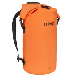 درای بگ - کوله پشتی ضدآب ای تی ویت - دکتلون Decathlon ITIWIT Watertight Dray Bag - 30L - Orange - خرید آنلاین لوازم و تجهیزات کمپینگ و کوهنوردی