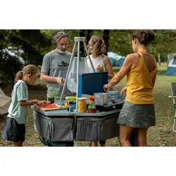 میز آشپزخانه کمپینگ کچوا Quechua Folding Camping Kitchen Unit - Tepee - خرید آنلاین لوازم و تجهیزات کمپینگ و کوهنوردی