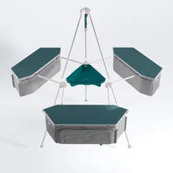 میز آشپزخانه کمپینگ کچوا Quechua Folding Camping Kitchen Unit - Tepee - خرید آنلاین لوازم و تجهیزات کمپینگ و کوهنوردی