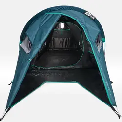 چادر کمپینگ کچوا 2 نفره - فرش اند بلک Quechua 2 Person Camping Tent - XL Size - MH100 Fresh & Black - خرید آنلاین لوازم و تجهیزات کمپینگ و کوهنوردی