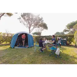 چادر کمپینگ کچوا 4.1 - فرش اند بلک Quechua 4 Person Camping Tent - 1 Room - Arpenaz 4.1 Fresh & Black - خرید آنلاین لوازم و تجهیزات کمپینگ و کوهنوردی