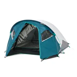 چادر کمپینگ کچوا 3 نفره - فرش اند بلک Quechua 3 Person Camping Tent - XL Size - MH100 Fresh & Black - خرید آنلاین لوازم و تجهیزات کمپینگ و کوهنوردی