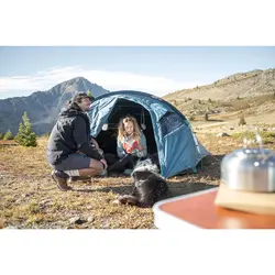 چادر کمپینگ کچوا 3 نفره - فرش اند بلک Quechua 3 Person Camping Tent - XL Size - MH100 Fresh & Black - خرید آنلاین لوازم و تجهیزات کمپینگ و کوهنوردی