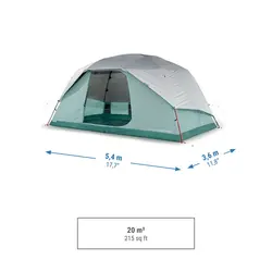 چادر مسافرتی کچوا 6 نفره - فوق خنک آرپناز Quechua Ultra Cool Camping Tent - 6 Persons - Arpenaz 6 ULTRAFRESH - خرید آنلاین لوازم و تجهیزات کمپینگ و کوهنوردی