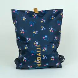 کوله پشتی استخر نابایجی - دکتلون Nabaiji Swimming Backpack - Navy Blue / printed - Lighty 100 - خرید آنلاین لوازم و تجهیزات کمپینگ و کوهنوردی