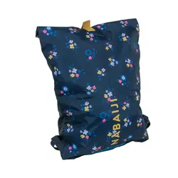 کوله پشتی استخر نابایجی - دکتلون Nabaiji Swimming Backpack - Navy Blue / printed - Lighty 100 - خرید آنلاین لوازم و تجهیزات کمپینگ و کوهنوردی