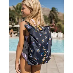 کوله پشتی استخر نابایجی - دکتلون Nabaiji Swimming Backpack - Navy Blue / printed - Lighty 100 - خرید آنلاین لوازم و تجهیزات کمپینگ و کوهنوردی