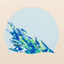 کلاه شنا نابایجی - دکتلون Nabaiji Silicone Swim Cap - Flame Printed / White - خرید آنلاین لوازم و تجهیزات کمپینگ و کوهنوردی