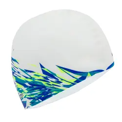 کلاه شنا نابایجی - دکتلون Nabaiji Silicone Swim Cap - Flame Printed / White - خرید آنلاین لوازم و تجهیزات کمپینگ و کوهنوردی