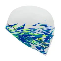 کلاه شنا نابایجی - دکتلون Nabaiji Silicone Swim Cap - Flame Printed / White - خرید آنلاین لوازم و تجهیزات کمپینگ و کوهنوردی
