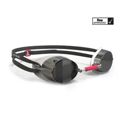 عینک شنا نابایجی - دکتلون Nabaiji Swimming Goggles Set - Swedish Type - Mirror Glass - Black / Red - خرید آنلاین لوازم و تجهیزات کمپینگ و کوهنوردی