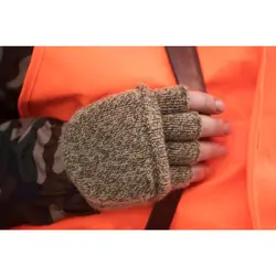دستکش پشمی شکار سولوگناک Solognac Gloves - Brown - 100 - خرید آنلاین لوازم و تجهیزات کمپینگ و کوهنوردی